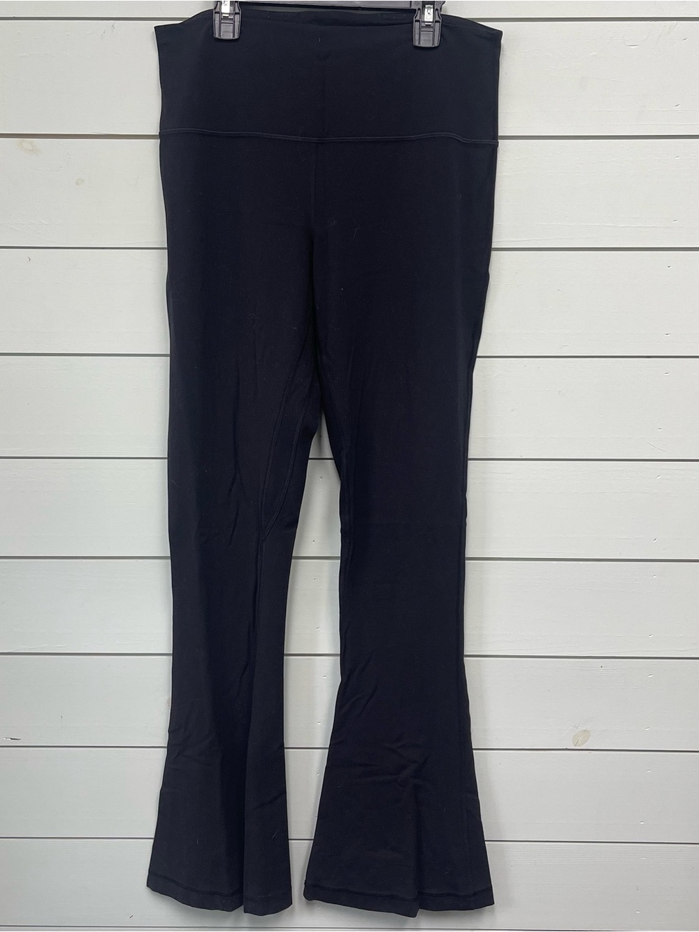 Lululemon align high rise mini flared pant 32" black women's size 12